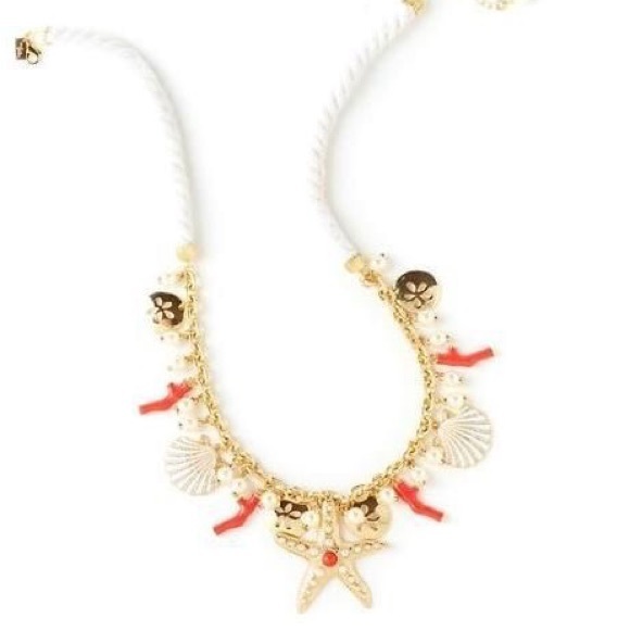 Lilly Pulitzer Chowdah Necklace Gold Metalli - Picture 2 of 8